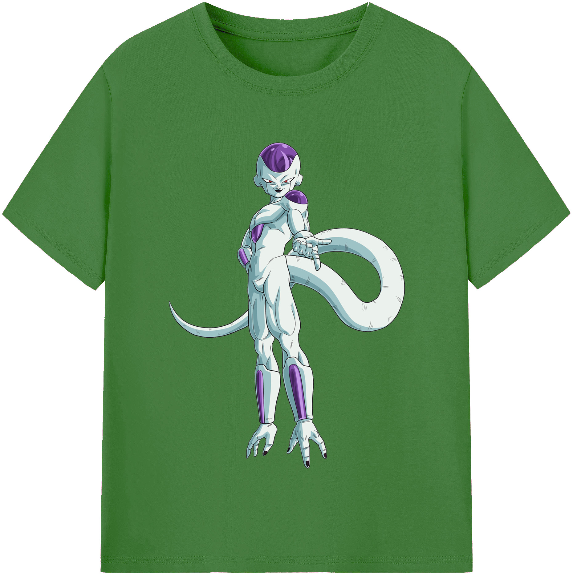 （画像用） ドラゴンボール フリーザ DRAGON BALL Frieza レディースカジュアルプリントTシャツ（綿100％）